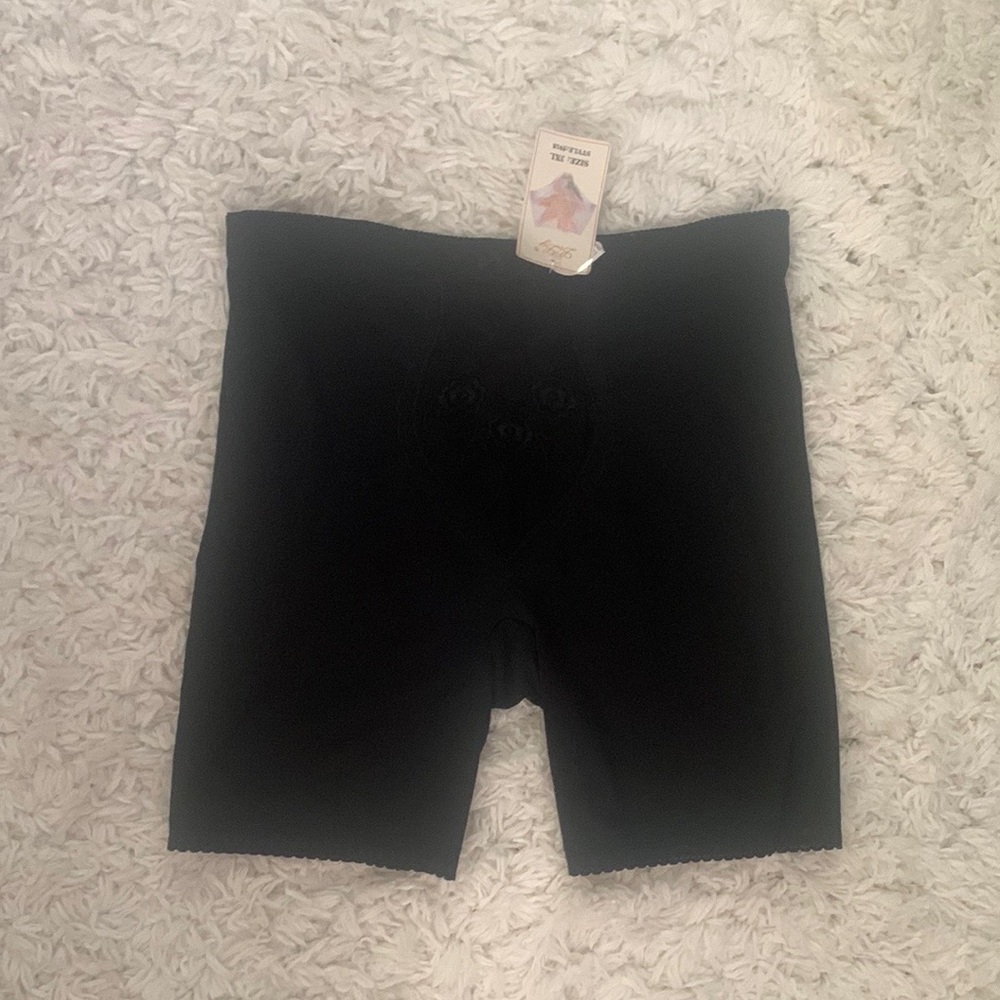 VINTAGE 80s 90s Black Shapewear Shorts